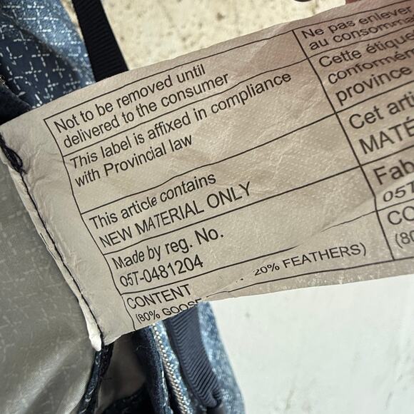 Lululemon Vest Womens 6 Spring Fling Goose Down Blue Hooded Puffer Athleisure - Picture 6 of 9